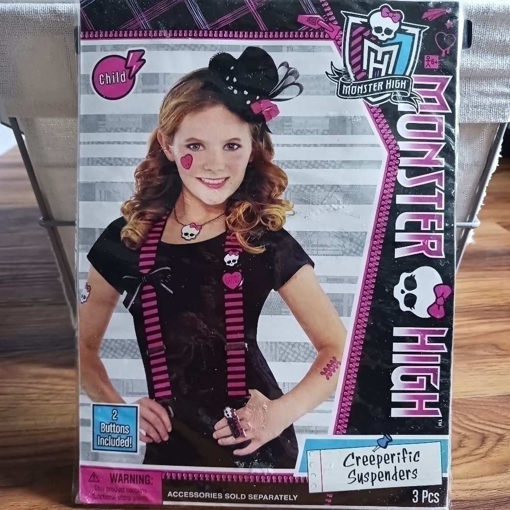 Monster High Creeperific Suspenders